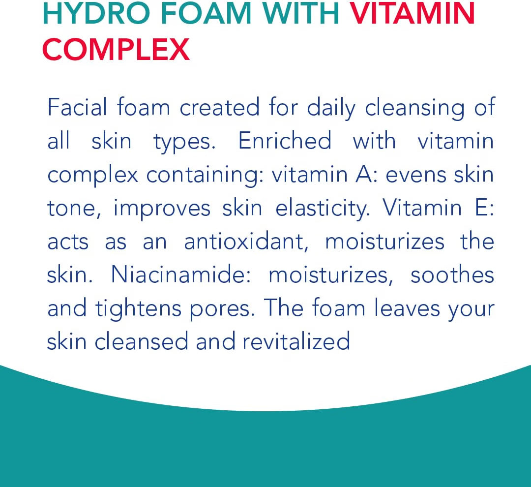 Novaclear HYDRO Facial Foam Vitamin Complex 100ml