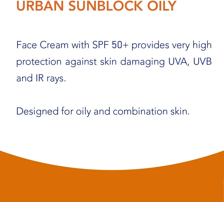 Urban Sunblock SPF 50+ Oily Skin- 40ml