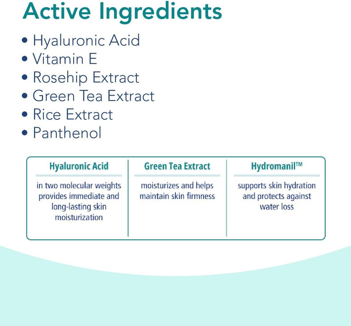 Novaclear Hydro Night Cream – Lightweight Gel Moisturizer with Hyaluronic Acid, Vitamin E &amp; Antioxidants – Deep Hydration &amp; Skin Renewal Cream 50 ML