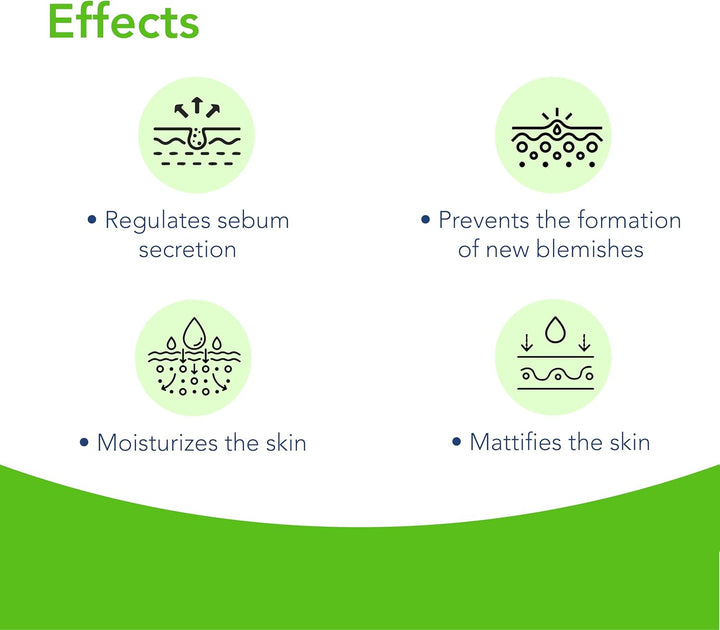 Novaclear Acne Cream – Anti Pimple Cream with Salicylic Acid, Sebum Control for Oily Skin, Acne Treatment Cream with Hydrating Formula 40 ML