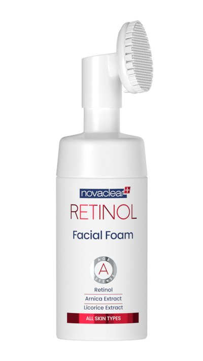 Retinol Set for Dull Skin, Fine Lines & Wrinkles - Serum, Facial Foam and Toner