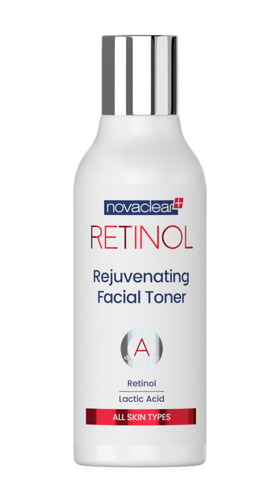 Retinol Set for Dull Skin, Fine Lines & Wrinkles - Serum, Facial Foam and Toner