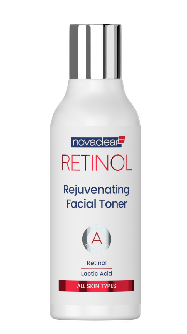 Retinol Set for Dull Skin, Fine Lines & Wrinkles - Serum, Facial Foam and Toner