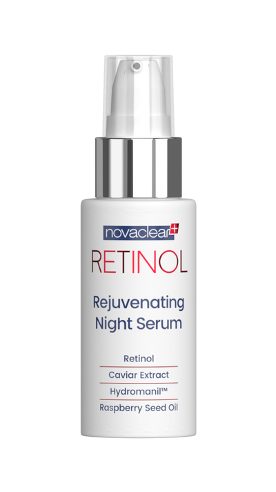 Retinol Set for Dull Skin, Fine Lines & Wrinkles - Serum, Facial Foam and Toner