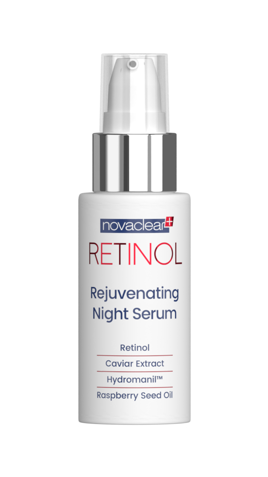 Retinol Set for Dull Skin, Fine Lines & Wrinkles - Serum, Facial Foam and Toner