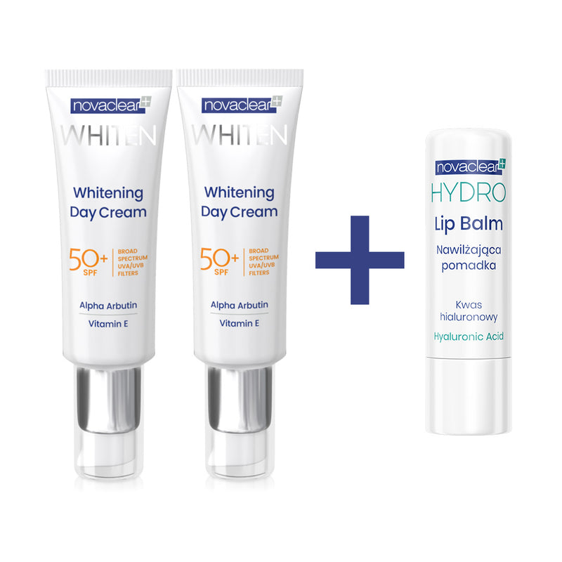 Whitening Day Cream Offer - Buy 2 Get One Hydro Lip Balm worth £8 FREE 🎉