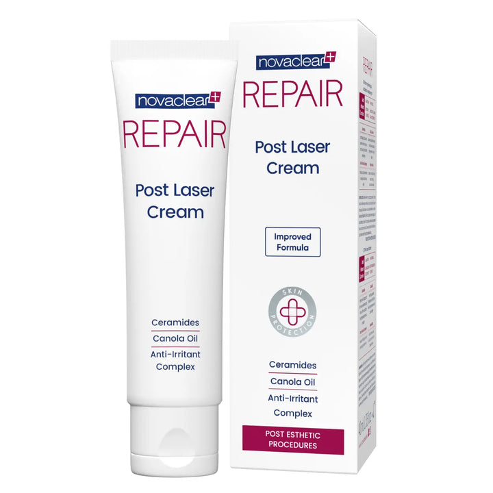Novaclear Repair Post Laser Cream 75 ML for after care post laser and post procedures reduce irritation and rejuvenates skin