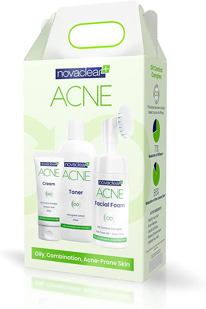 Novaclear acne kit for acne prone skin