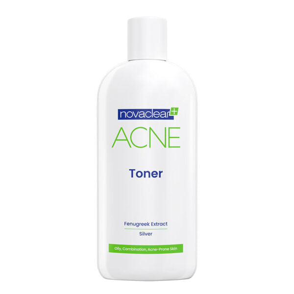 Novaclear Acne Toner - for Oily &amp; Acne-Prone Skin with Fenugreek Extract and Allantoin, Facial Toner for Skin Inflammation, Clear Complexion and Matte Finish 150 ML